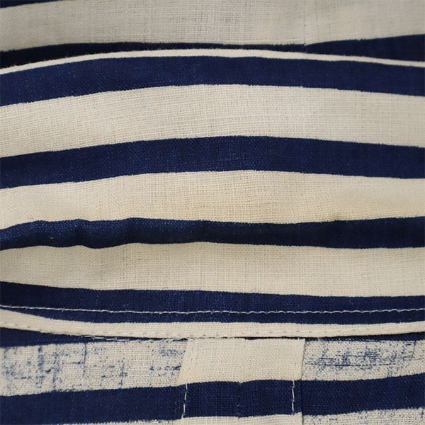 ローブスコンフェクションズ リネン ボーダー テーラードジャケット 2 ホワイト×ネイビー ROBES&CONFECTIONS レディース