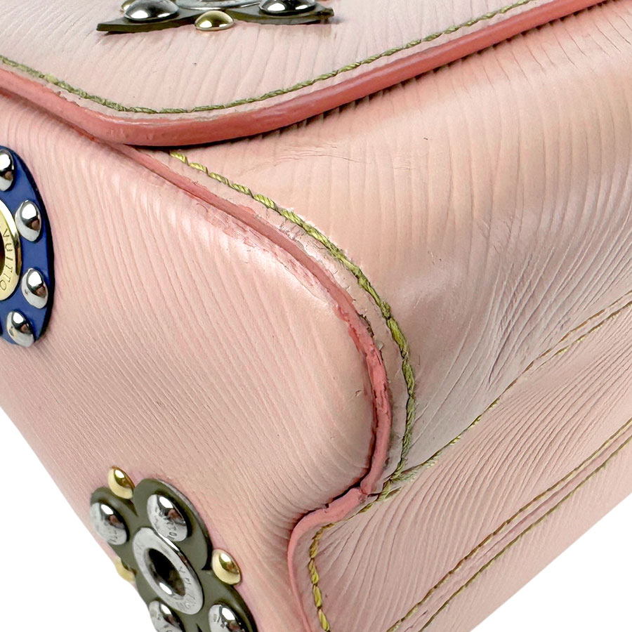 ルイ ヴィトン LOUIS VUITTON ショルダーバッグ エピ ツイストMM エピレザー/メタル ピンクベージュ/シルバー レディース M54219 z4313 ルイ ヴィトン LOUIS VUITTON ショルダーバッグ エピ ツイストMM エピレザー/メタル ピンクベージュ/シルバー レディース M54219 z4313