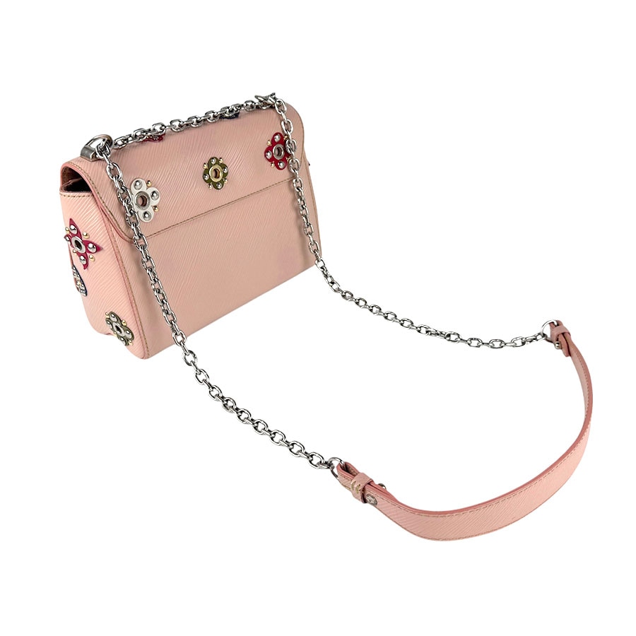 ルイ ヴィトン LOUIS VUITTON ショルダーバッグ エピ ツイストMM エピレザー/メタル ピンクベージュ/シルバー レディース M54219 z4313 ルイ ヴィトン LOUIS VUITTON ショルダーバッグ エピ ツイストMM エピレザー/メタル ピンクベージュ/シルバー レディース M54219 z4313