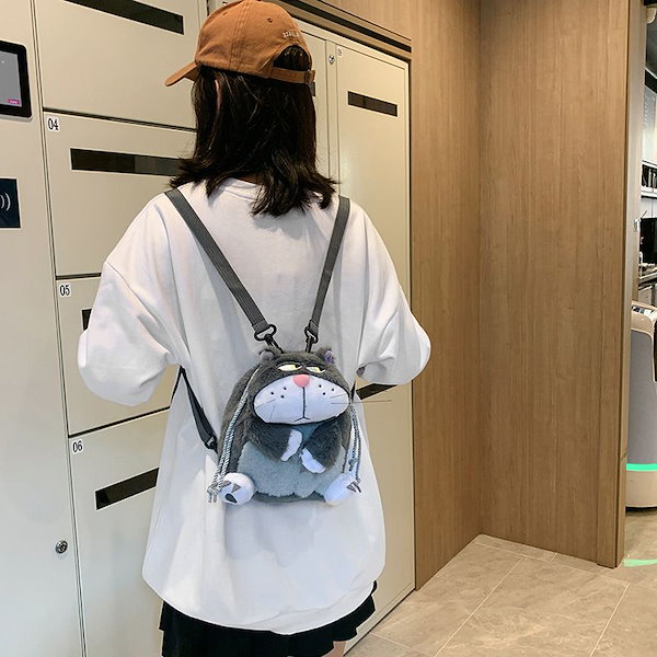 Qoo10] カートゥーン ルシファー 猫 バッグ 女