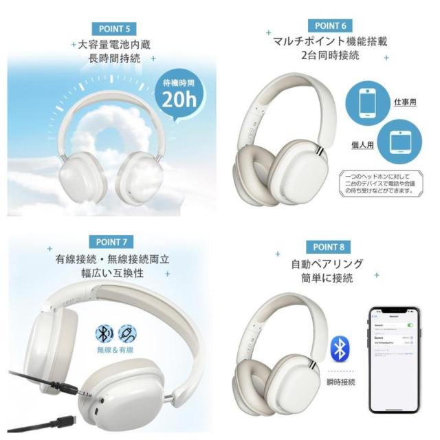 即日発送 ワイヤレスヘッドホン イヤホン ヘッドセット Bluetooth5.3 ブルートゥースイヤホン マイク内蔵 クリア通話 HiFi高音質 ステレオサウンド ゲーミングイヤホン agesugi_ 即日発送 ワイヤレスヘッドホン イヤホン ヘッドセット Bluetooth5.3 ブルートゥースイヤホン マイク内蔵 クリア通話 HiFi高音質 ステレオサウンド ゲーミングイヤホン agesugi_