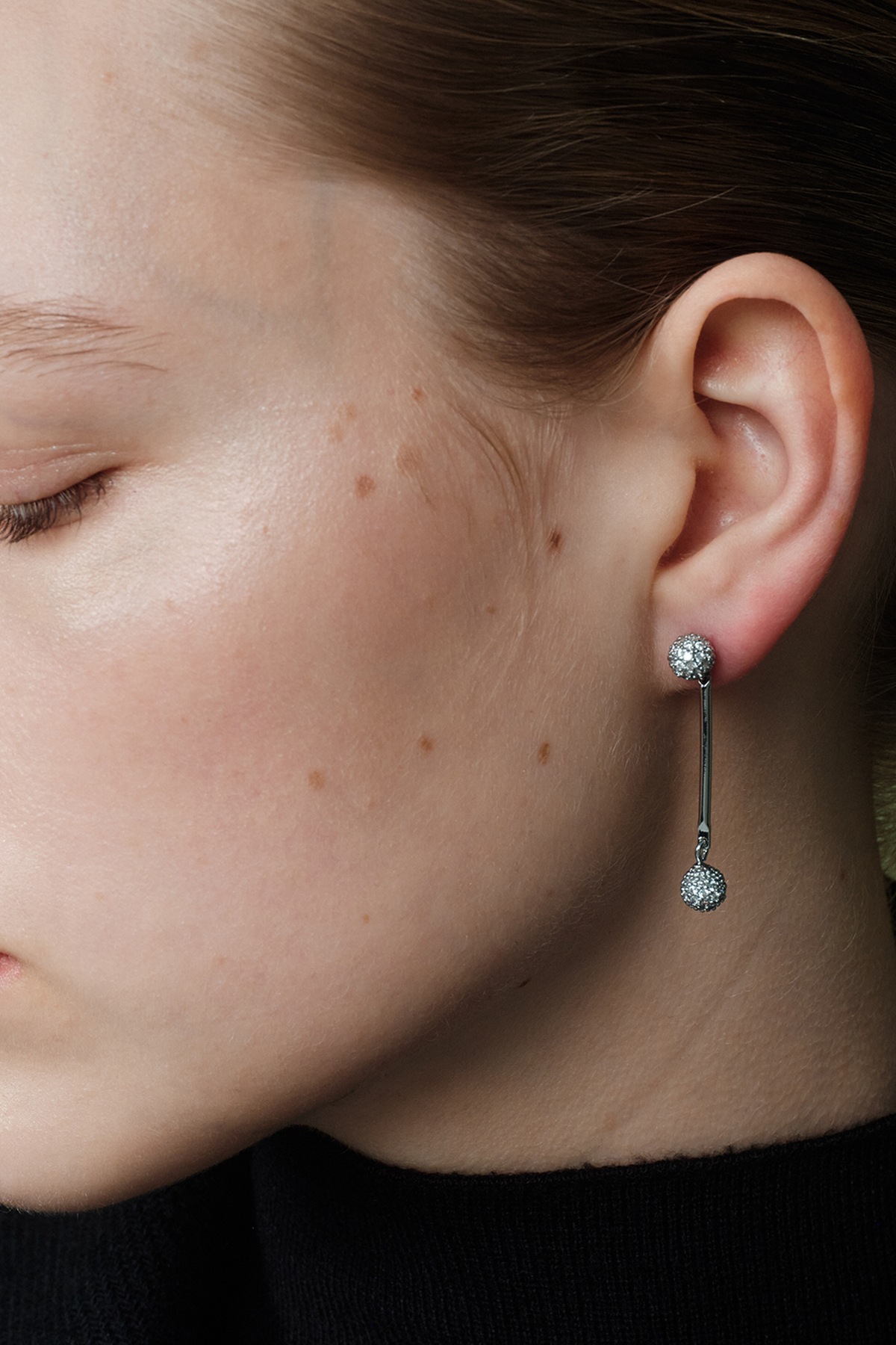 Monday Edition】SHINY BALL DROP EARRINGS ピアス