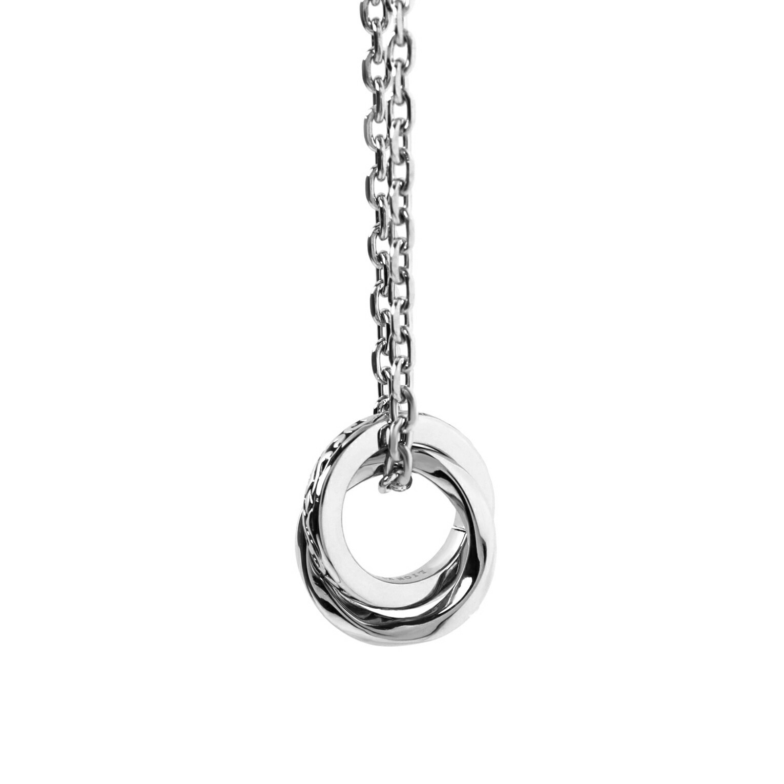 LH-1 ラウンド タテガミ ダブルリングネックレス サージカルステンレス316L 金属アレルギー対応 03NE066ASV ステンレスネックレス メンズ LH-1 ラウンド タテガミ ダブルリングネックレス サージカルステンレス316L 金属アレルギー対応 03NE066ASV ステンレスネックレス メンズ