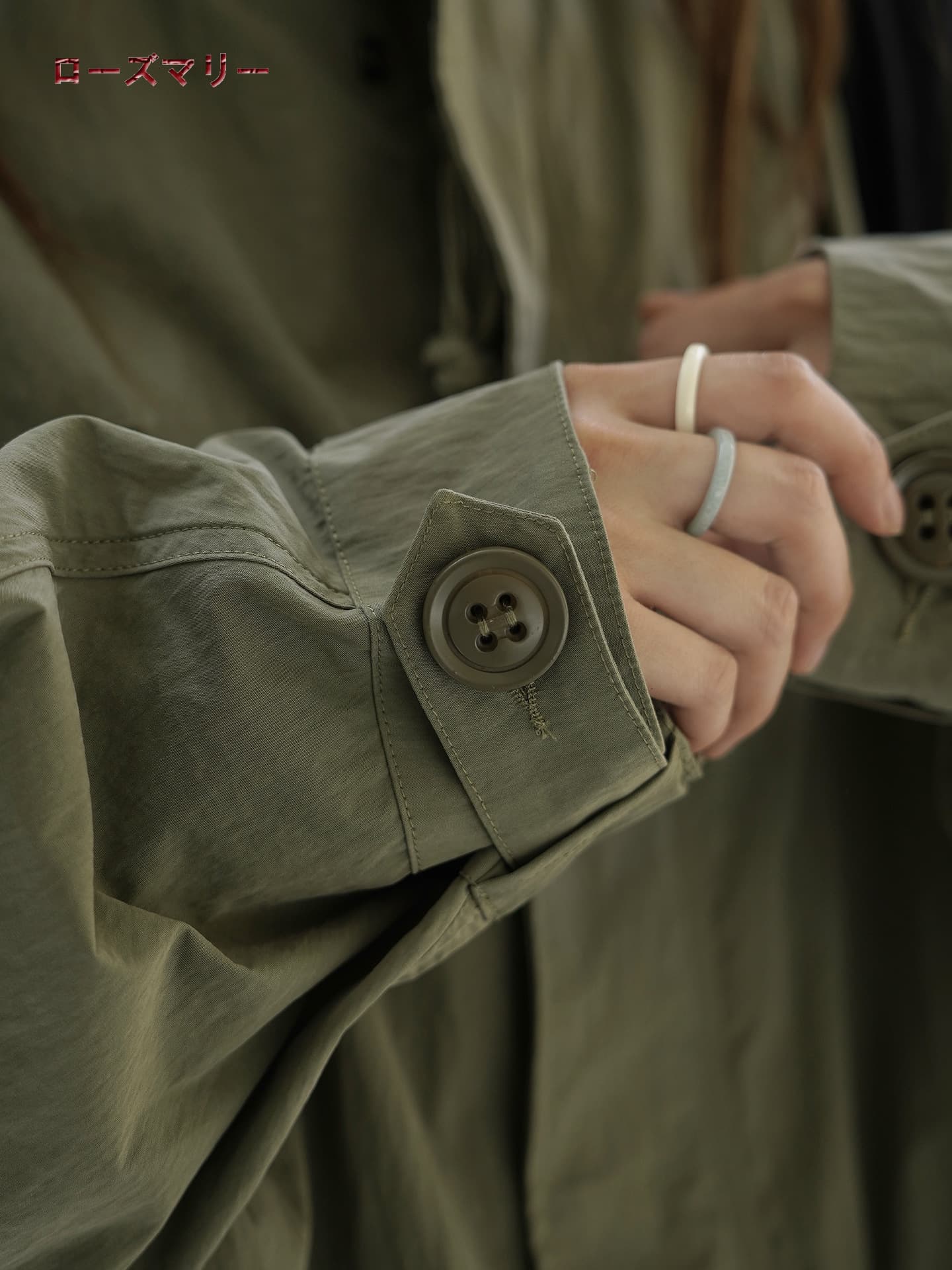 秋の新作 日本のコート 詰襟のトレンチコートのゆったり ロングコート 質感の高い服 大人気 2508007