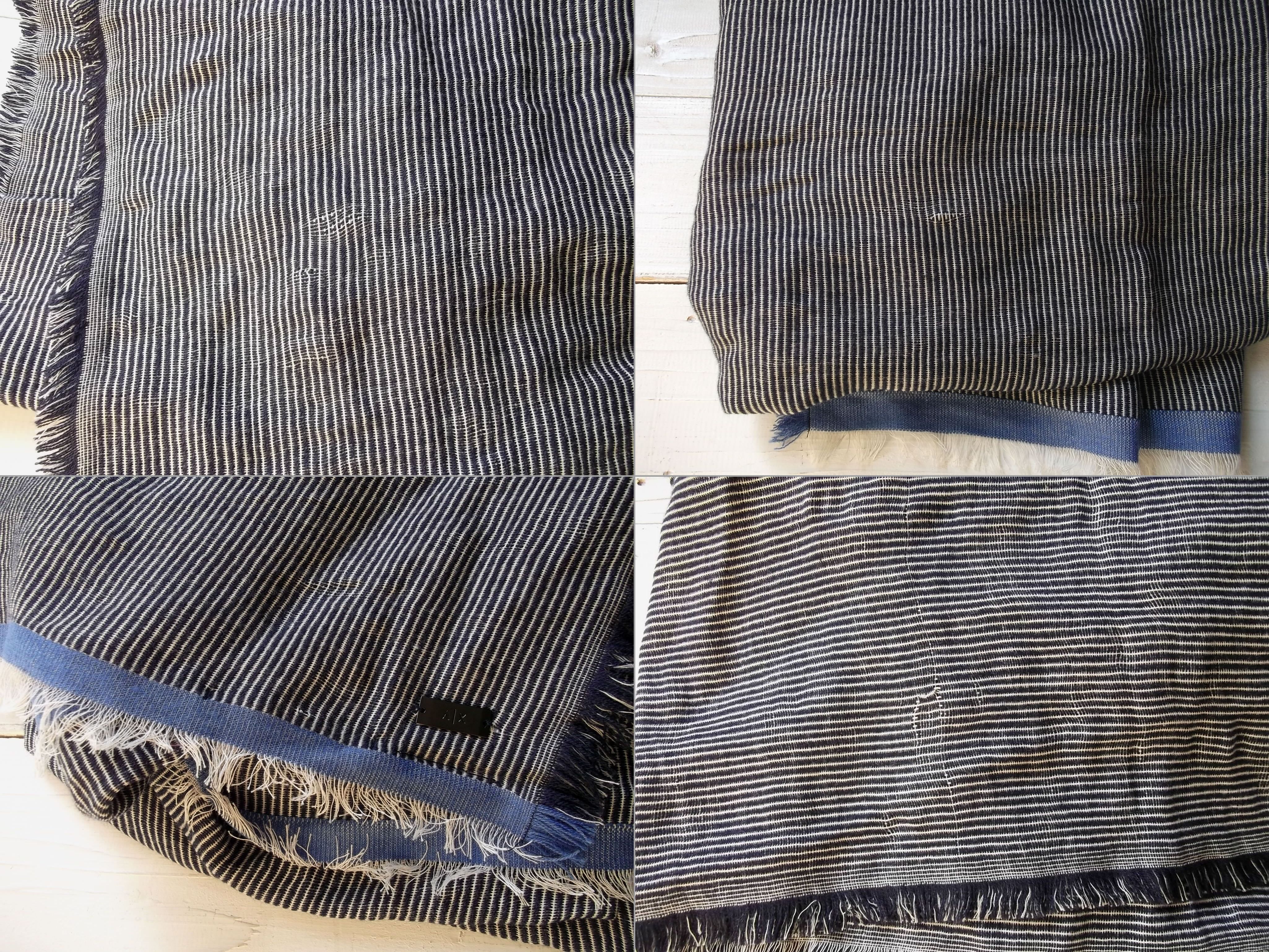 アルマーニエクスチェンジ ストール マフラー ネイビー ARMANI EXCHANGE AX4-017 アルマーニエクスチェンジ ストール マフラー ネイビー ARMANI EXCHANGE AX4-017