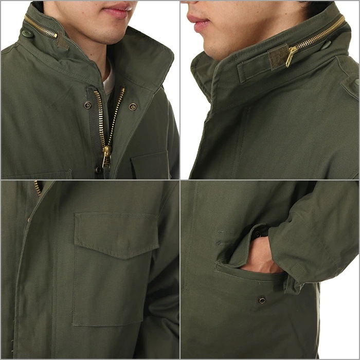 ロスコ M65 フィールドジャケット メンズ ジャケット 大きいサイズ ROTHCO M-65 ミリタリージャケット ビッグシルエット キルティングライナー付 ミリタリー カジュアル アウター サバゲ