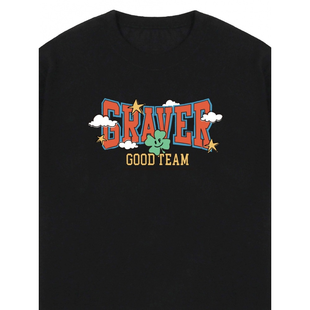 グラバーグッドチームショートスリーブ T シャツブラック