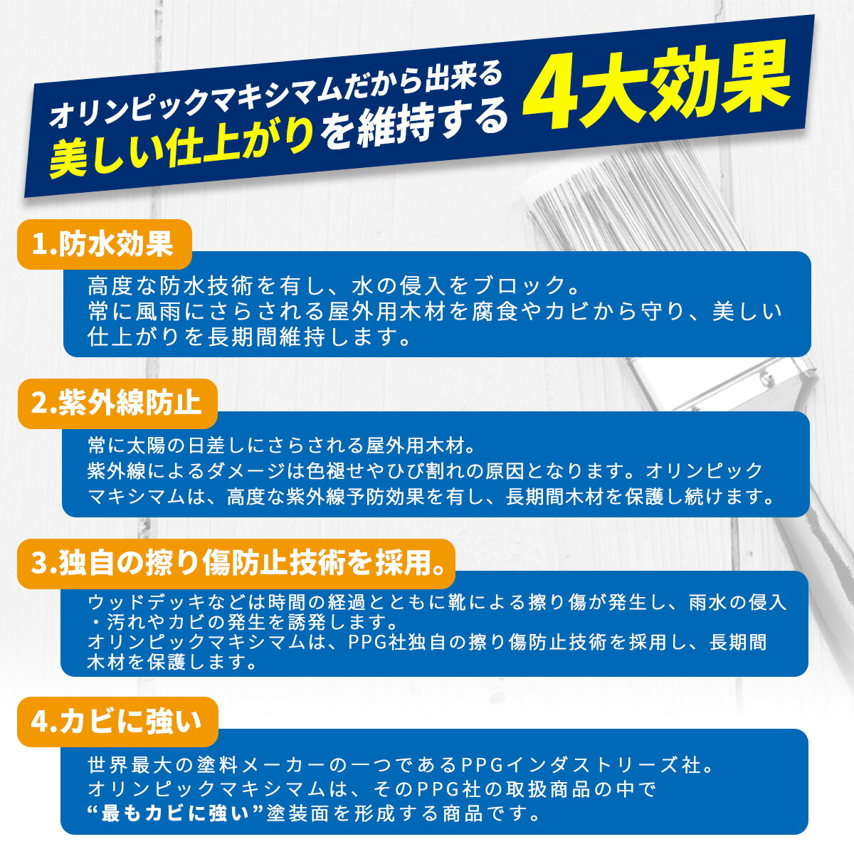 WEB限定】 屋外用 塗料 木材用 水性 容量：3.78L【全48色】 セミ