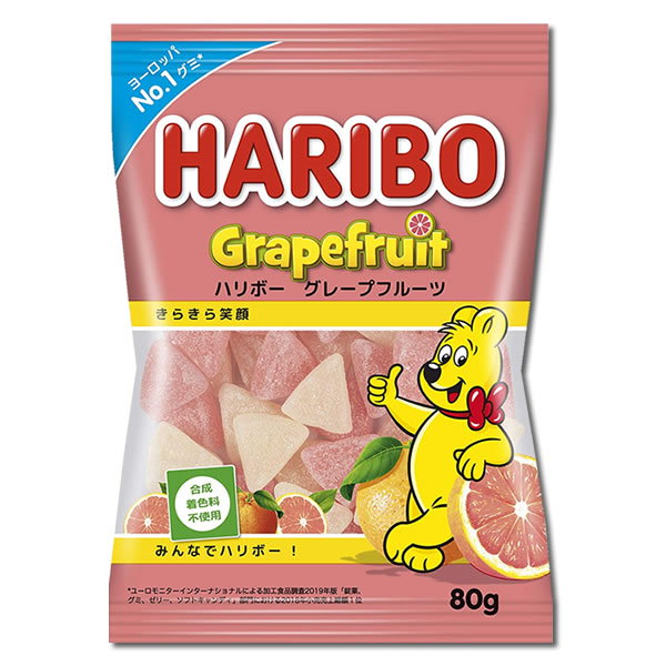 Qoo10] ハリボー ゴールドベア グミ＆グレープフルーツ グ