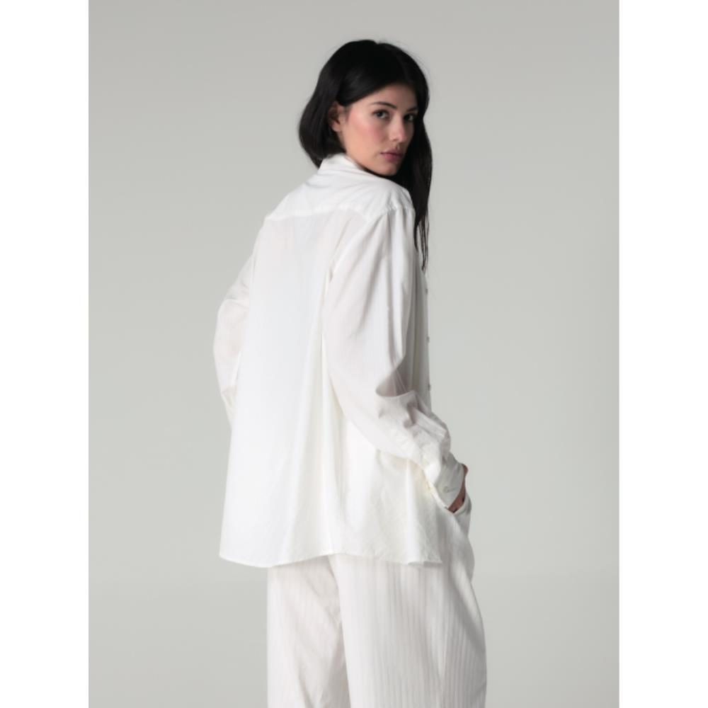 GLOWNY WILLY BOXY SHIRT WHITE STRIPE GY25LWSH002WH GLOWNY WILLY BOXY SHIRT WHITE STRIPE GY25LWSH002WH