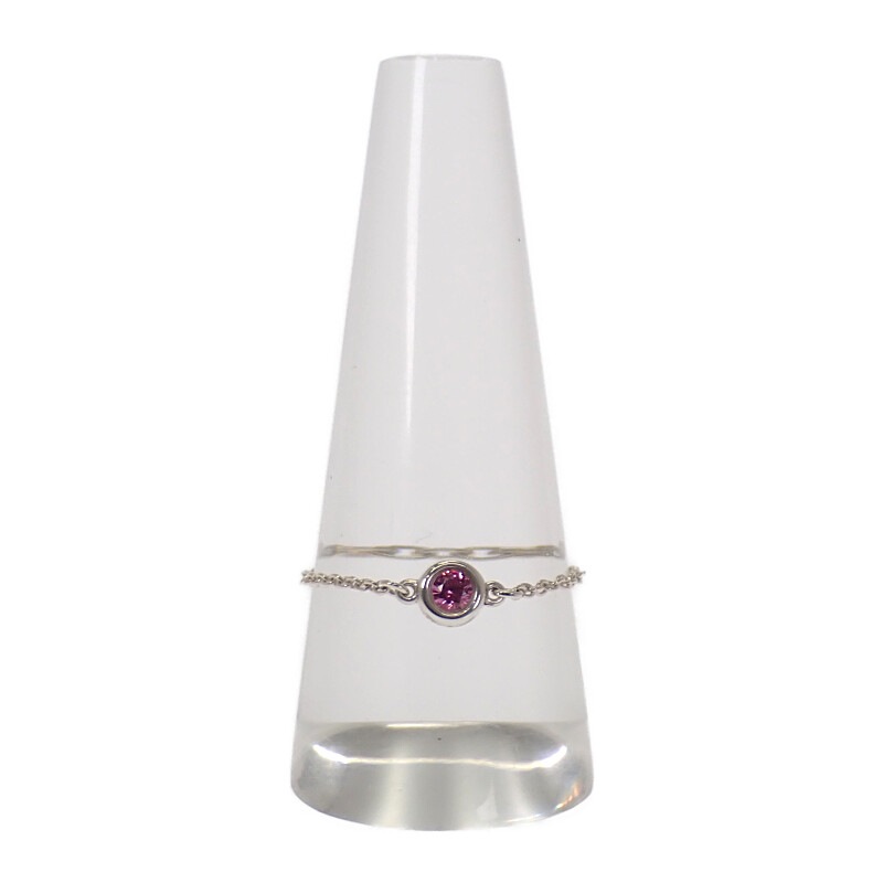 カラーバイザヤード ピンクサファイア チェーン リング 指輪 シルバー925 レディース 美品【Aランク】 niktazpgshop.ir