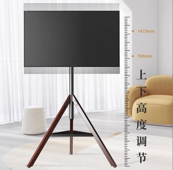 北欧風テレビ台ブラケットユニバーサルフロアスタンドショールームクラブ用　32から75インチテレビー適用　自由に移動