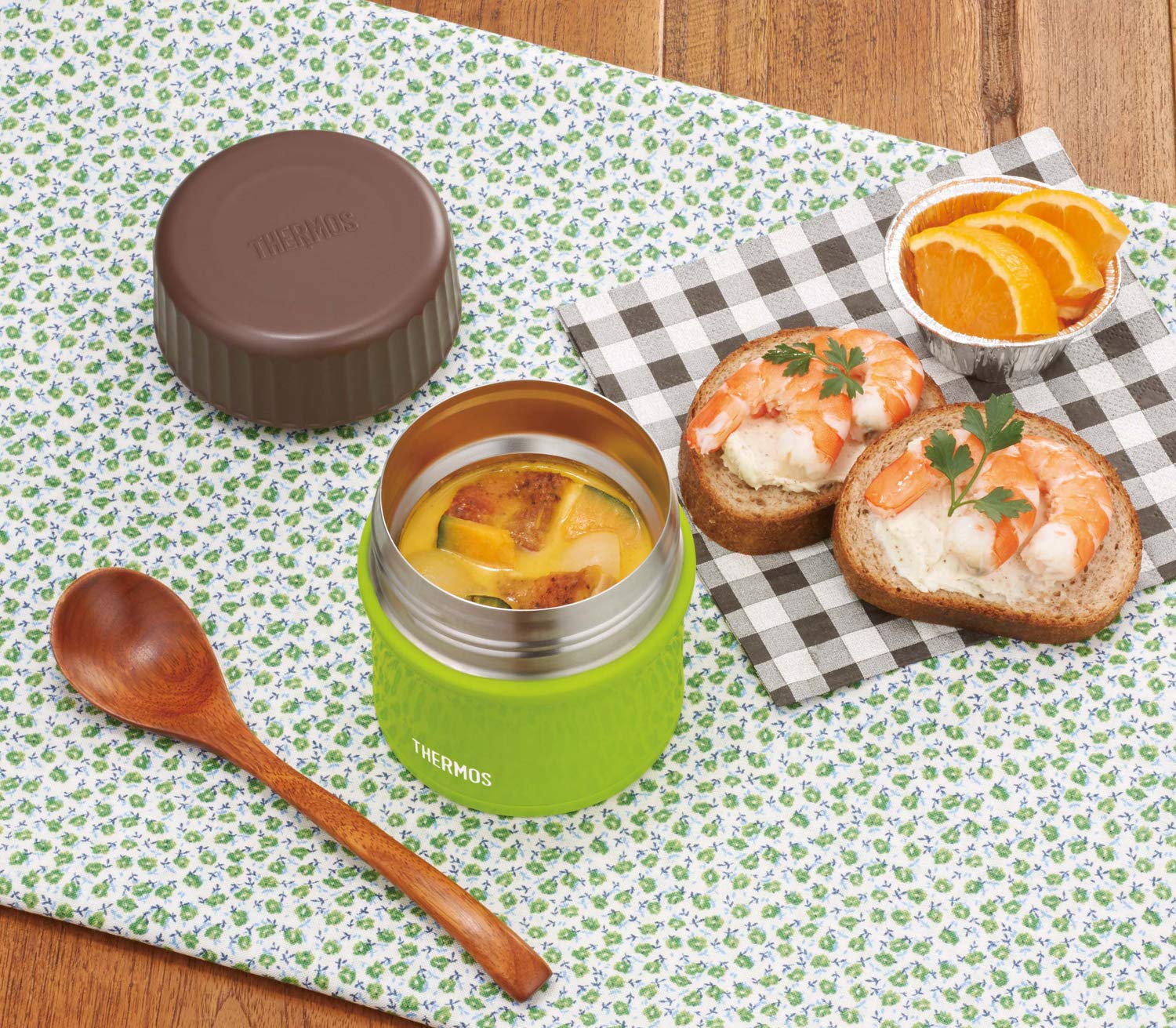 サーモス 真空断熱スープジャー 300ml グリーン JBU-300 G サーモス 真空断熱スープジャー 300ml グリーン JBU-300 G