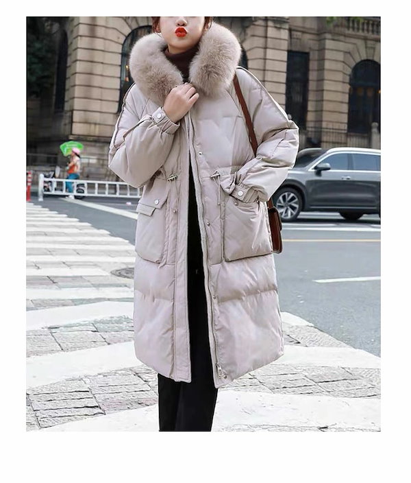 Qoo10] 【急速出荷】高級フォックスファーフードダ