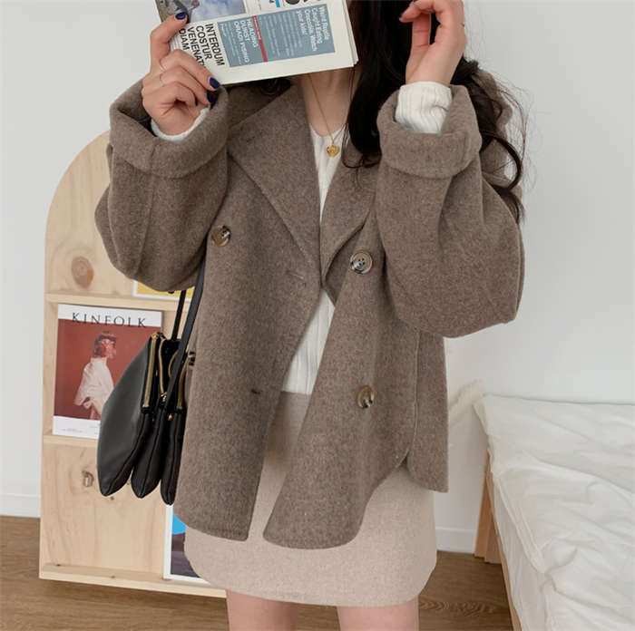 トレンチコート レディース チエスターコート ショート丈 コート 羽織 アウター 春 秋 コート ウール混 エレガント カジュアル 無地 体型カバー 暖かい ゆったり シンプル フォーマル 通勤 O トレンチコート レディース チエスターコート ショート丈 コート 羽織 アウター 春 秋 コート ウール混 エレガント カジュアル 無地 体型カバー 暖かい ゆったり シンプル フォーマル 通勤 O