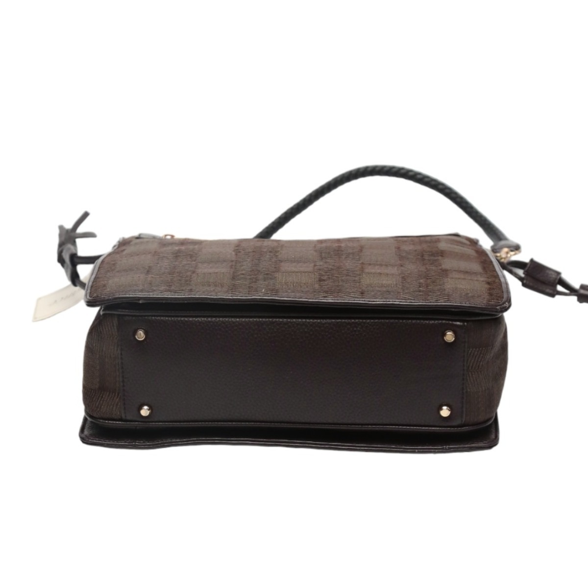 オーストリッチ SB4313 ショルダーバッグ ブラウン/カーキ ostrich