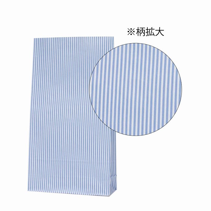 （まとめ買い）シモジマ HEIKO 紙袋 角底袋 ファンシーバッグ 4才 モノストライプ B 100枚 幅210xマチ80x高385mm 002630900 [x3セット]