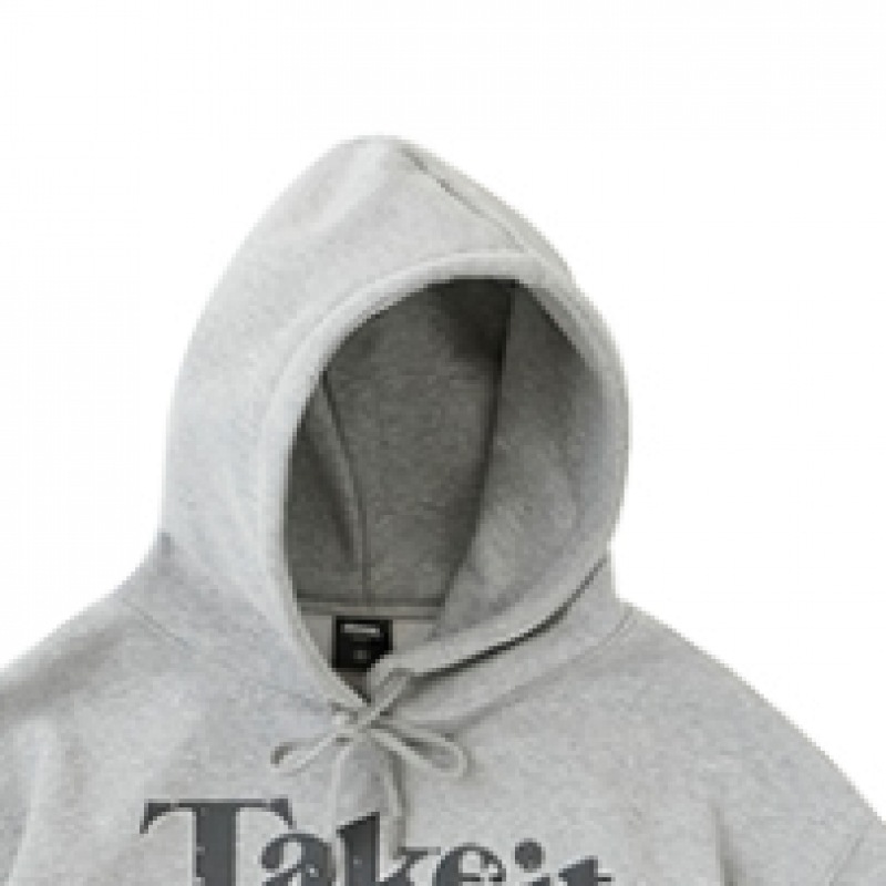 アーバネージテイクイットファニーオーバーパーカーグレー アーバネージテイクイットファニーオーバーパーカーグレー