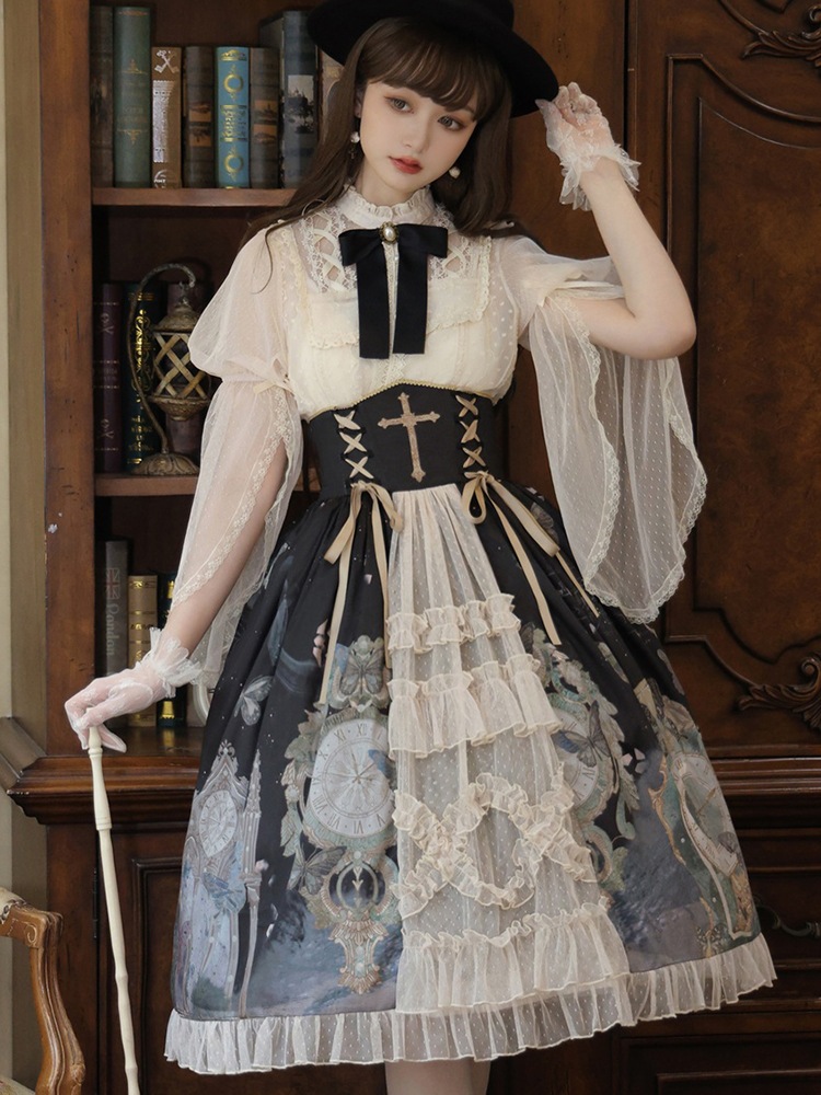 ロリータスカート エレガント 日常 ゴシック パンク レトロ ハロウィン ロリータ ドレス 秋 スーツ ロリータスカート エレガント 日常 ゴシック パンク レトロ ハロウィン ロリータ ドレス 秋 スーツ