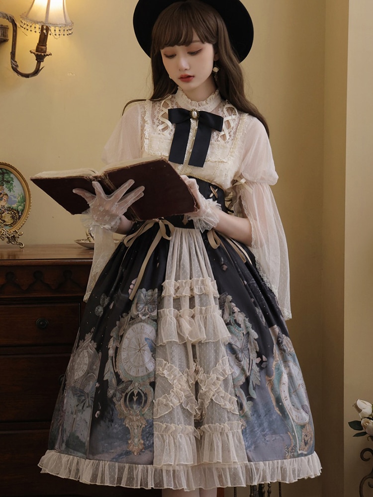 ロリータスカート エレガント 日常 ゴシック パンク レトロ ハロウィン ロリータ ドレス 秋 スーツ ロリータスカート エレガント 日常 ゴシック パンク レトロ ハロウィン ロリータ ドレス 秋 スーツ