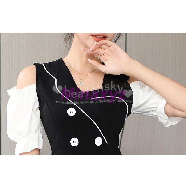 ユニフォーム エステ サロン通勤 レディース 女性 制服おしゃれ 半袖ワンピースチャイナドレス足治療技師養生会所(エステ ネイル 美容 サロン 制服 )