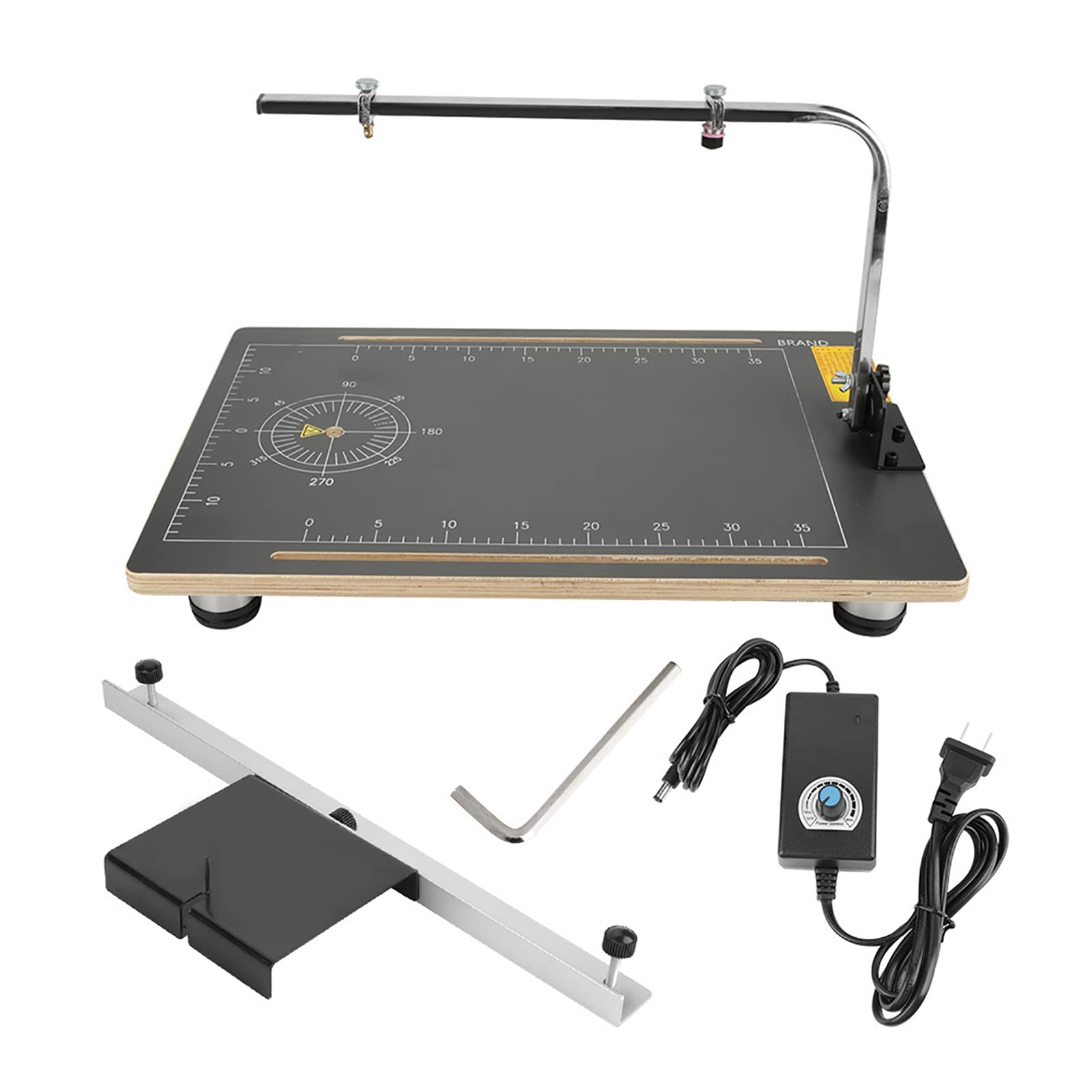 スタイロフォーム カッター 熱線加熱 角度切断 デスクトップホットワイヤーフォーム切断機 50300度 ボード ワックスワイヤーフォーム発泡スチロールカッター マシン作業スタンド テーブルツール