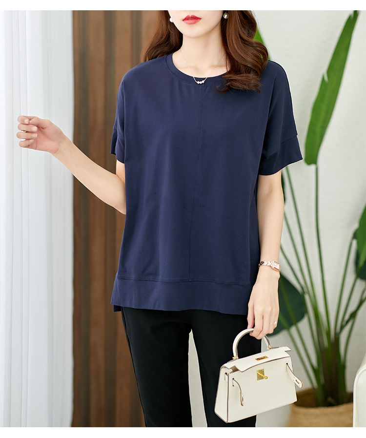 トップス デート Tシャツ カットソー 袖あり 半袖 かわいい 大人可愛い きれいめ シンプル カジュアル 大人 上品 おしゃれ お洒落 主役級 存在感 夏 10代 20代 30代 レディース 女性用