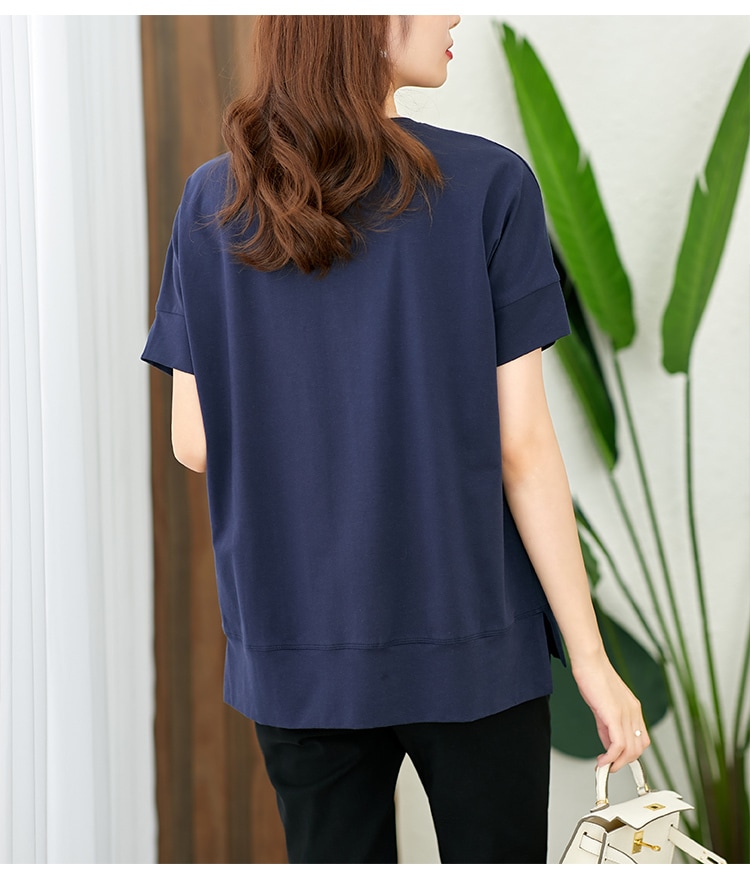 トップス デート Tシャツ カットソー 袖あり 半袖 かわいい 大人可愛い きれいめ シンプル カジュアル 大人 上品 おしゃれ お洒落 主役級 存在感 夏 10代 20代 30代 レディース 女性用