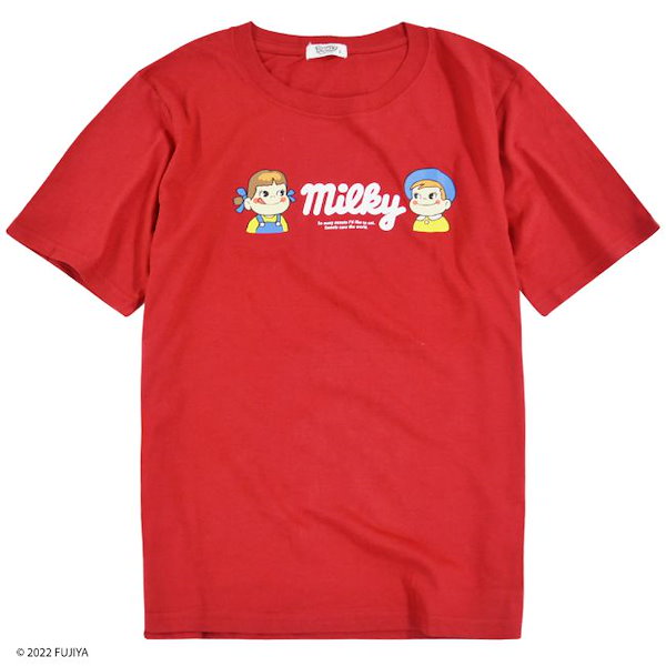 Qoo10] 不二家 ペコちゃん ミルキー Tシャツ