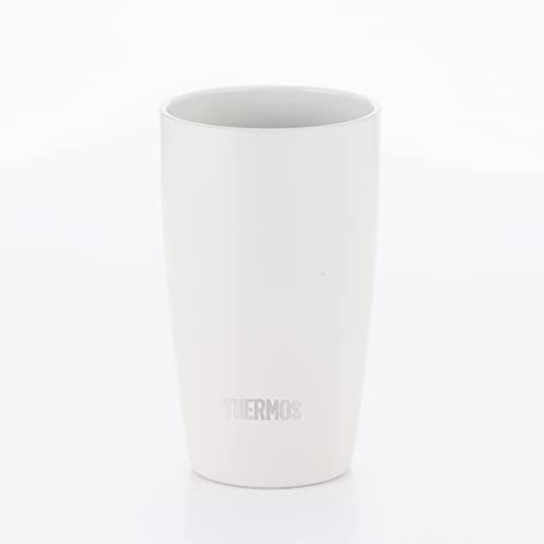 サーモス 真空断熱タンブラー 340ml ホワイト JDM-340 WH