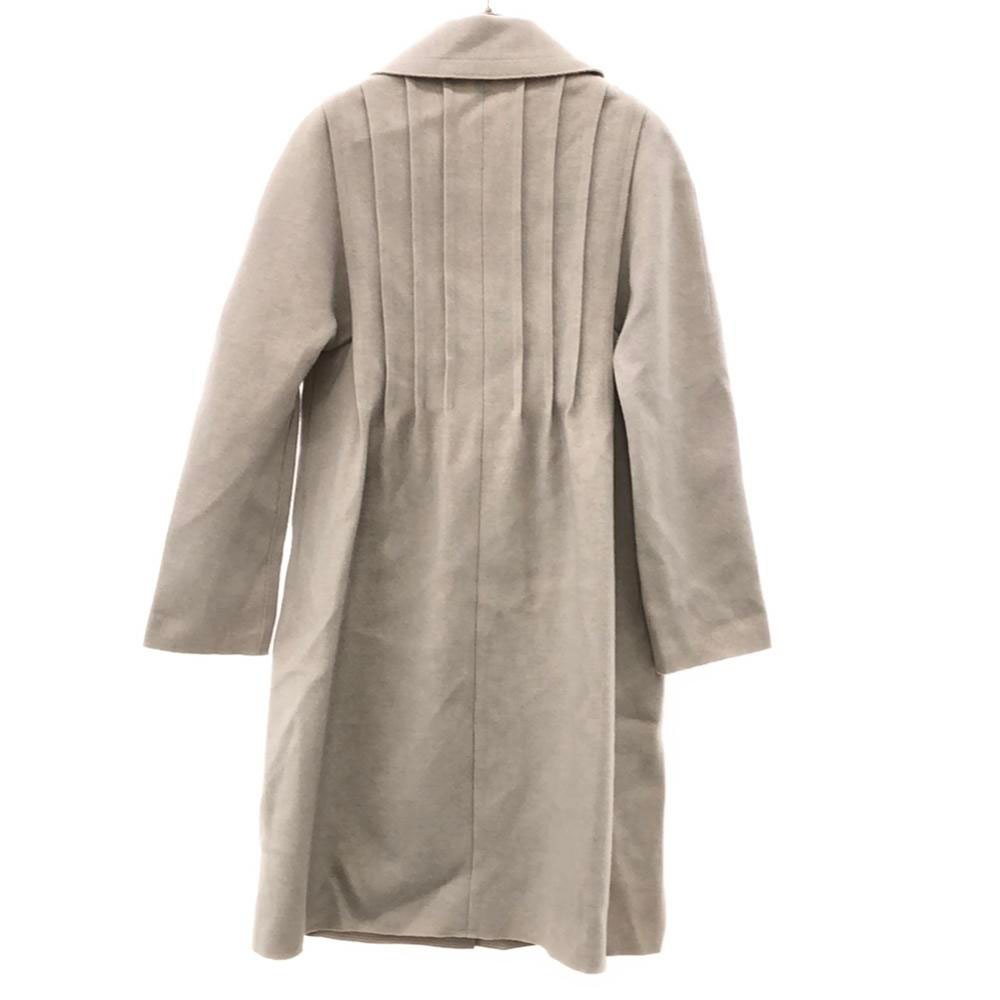 ウールブレンド ステンカラーコート 36 ライトグレー ロング レディース ウールブレンド ステンカラーコート 36 ライトグレー ロング レディース