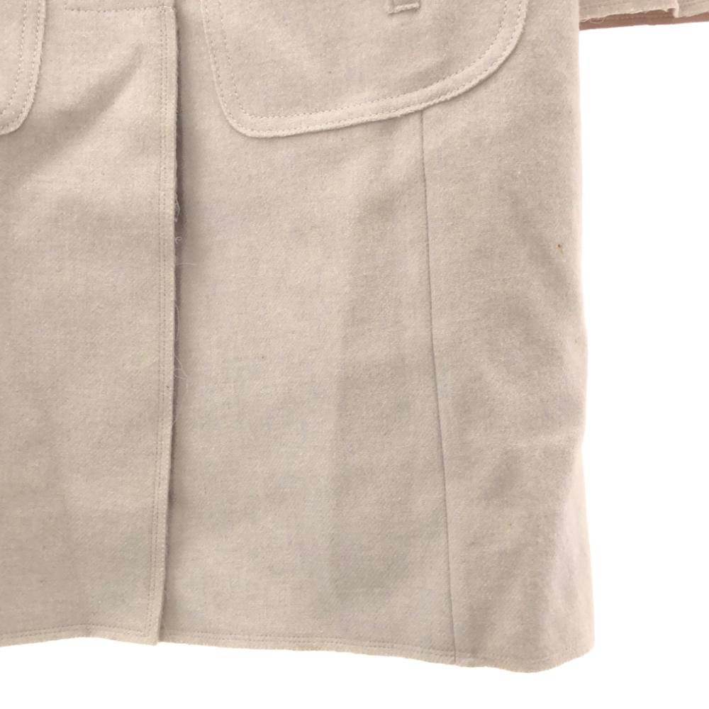 ウールブレンド ステンカラーコート 36 ライトグレー ロング レディース ウールブレンド ステンカラーコート 36 ライトグレー ロング レディース