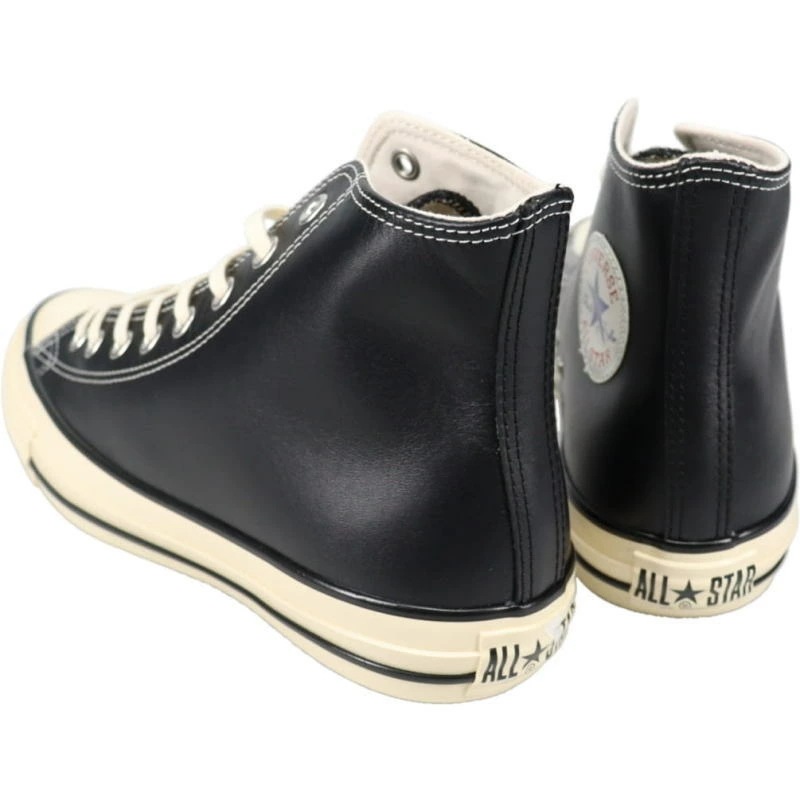 正規品 レザー オールスター US ハイ ブラック 正規品 レザー オールスター US ハイ ブラック