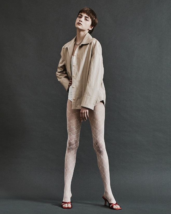 [SPERONE] Fox Crack Leather Shirt
