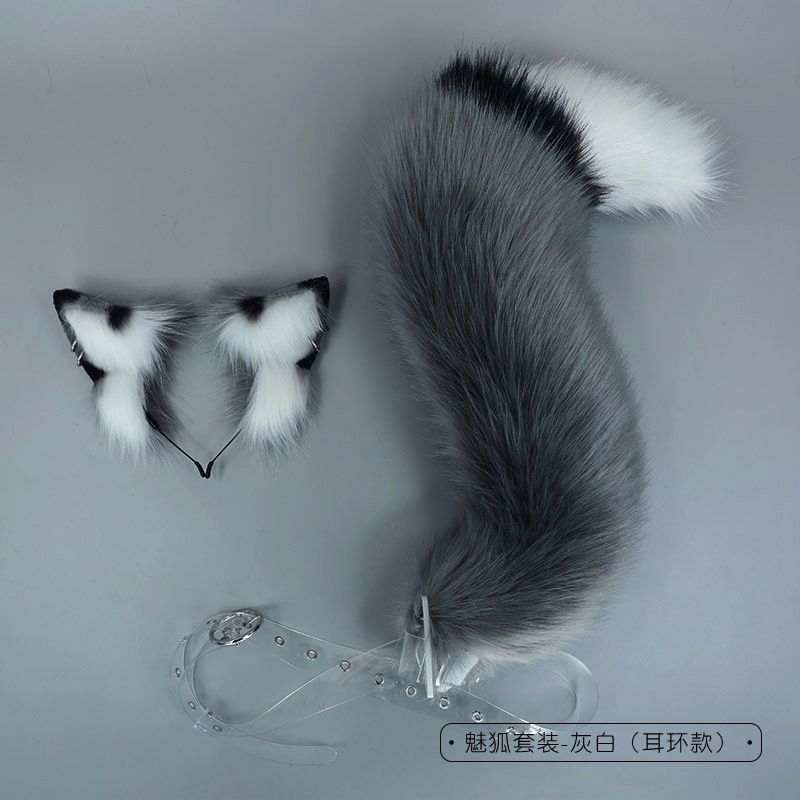 【急速出荷】ロリータチャームキツネキツネ耳ぬいぐるみヘッドバンド動物しっぽ手作り擬似動物耳動物しっぽスーツ 【急速出荷】ロリータチャームキツネキツネ耳ぬいぐるみヘッドバンド動物しっぽ手作り擬似動物耳動物しっぽスーツ