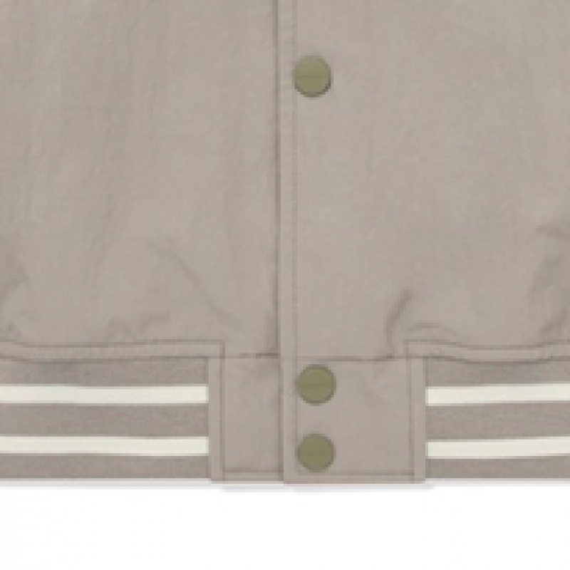 カバーナット 23SS Cロゴカラーバーシティジャケットベージュ