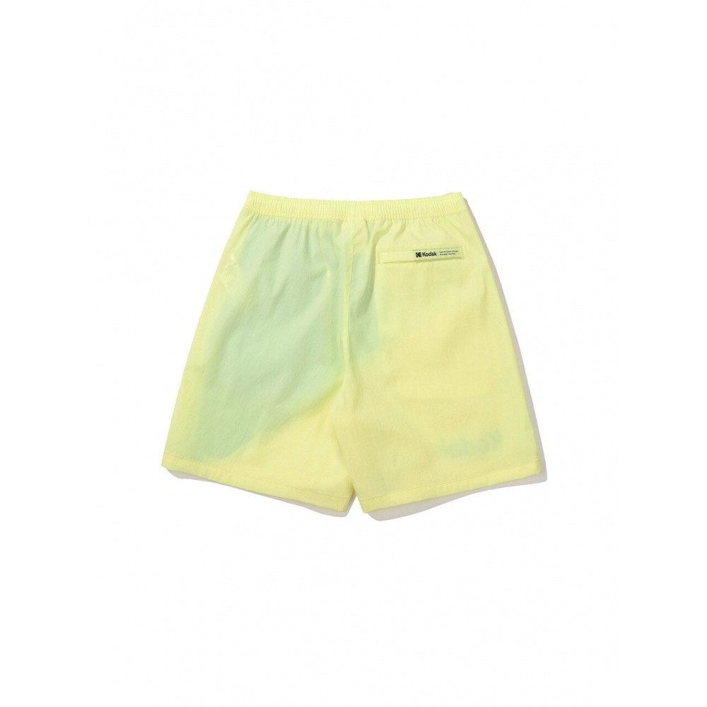 コダックアパレル K カラーブロックショーツ LIME