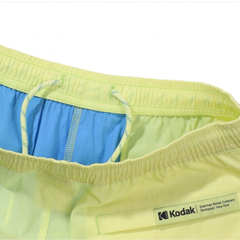 コダックアパレル K カラーブロックショーツ LIME