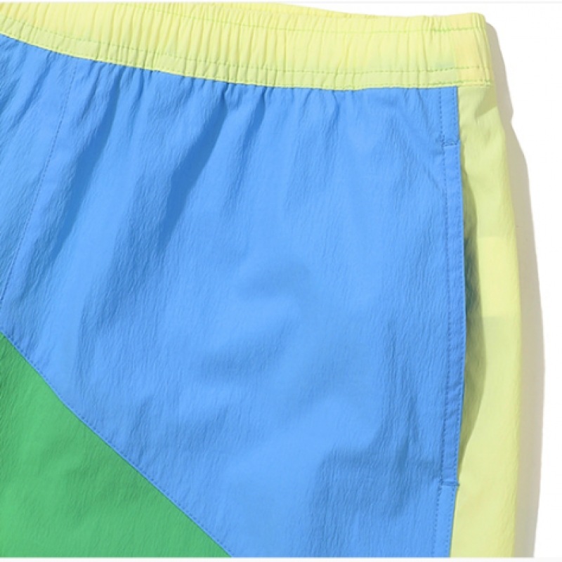 コダックアパレル K カラーブロックショーツ LIME
