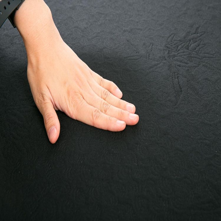 10cm高反発マットレス シングル ブラック 25D 120N S Black