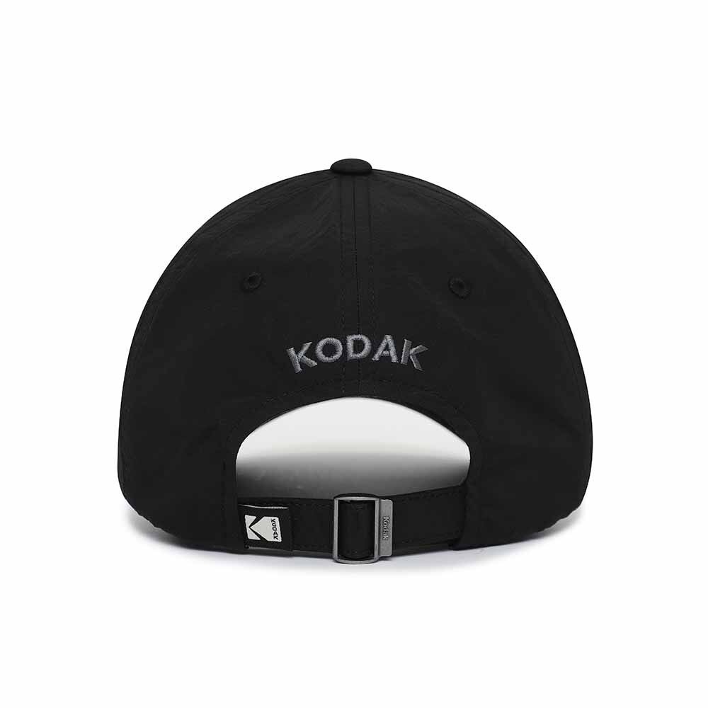 コダックアパレル リラックスフィット ボールキャップ ブラック スクエアロゴ