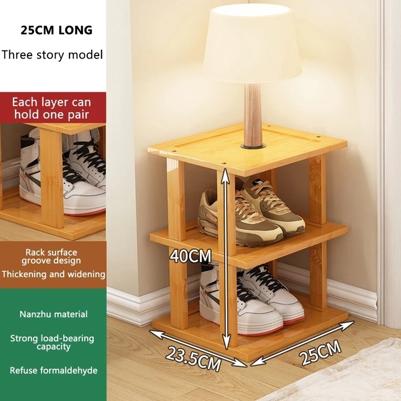 マルチレベルの靴オーガナイザー 省スペースの靴ラック 引き出しのドア 調節可能なキャビネット 家庭用製品