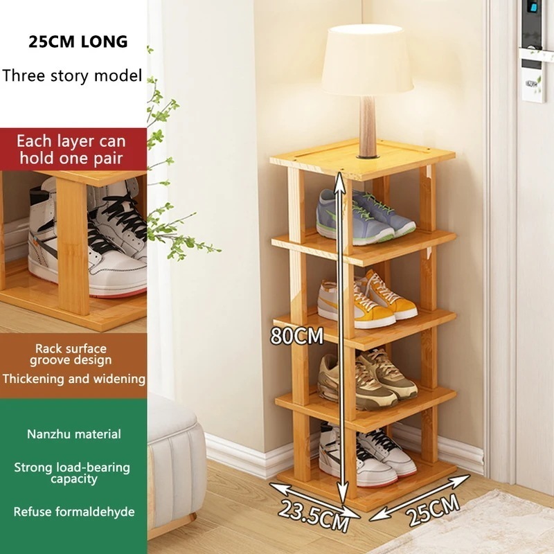 マルチレベルの靴オーガナイザー 省スペースの靴ラック 引き出しのドア 調節可能なキャビネット 家庭用製品