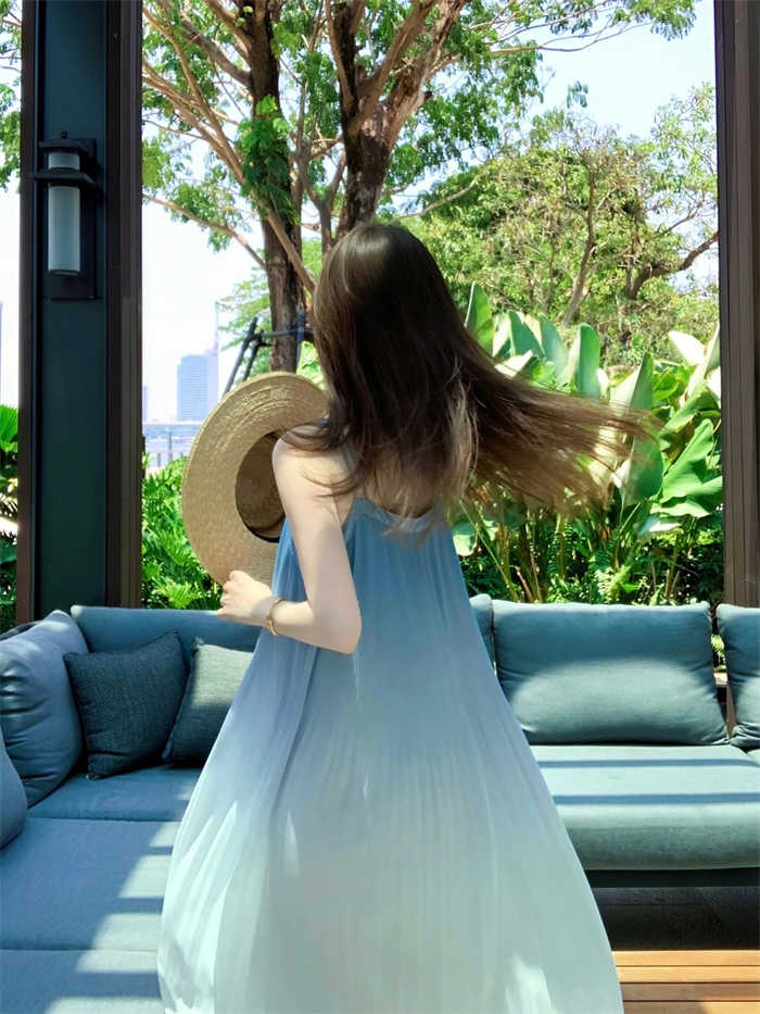 ワンピース 新作 グラデーション キャミワンピース ノースリーブ プルオーバー レディース ロングワンピース ロング ワンピ ハイウエスト Vネック 体型カバー ゆったり リゾート風 かわいい 着痩せ ワンピース 新作 グラデーション キャミワンピース ノースリーブ プルオーバー レディース ロングワンピース ロング ワンピ ハイウエスト Vネック 体型カバー ゆったり リゾート風 かわいい 着痩せ