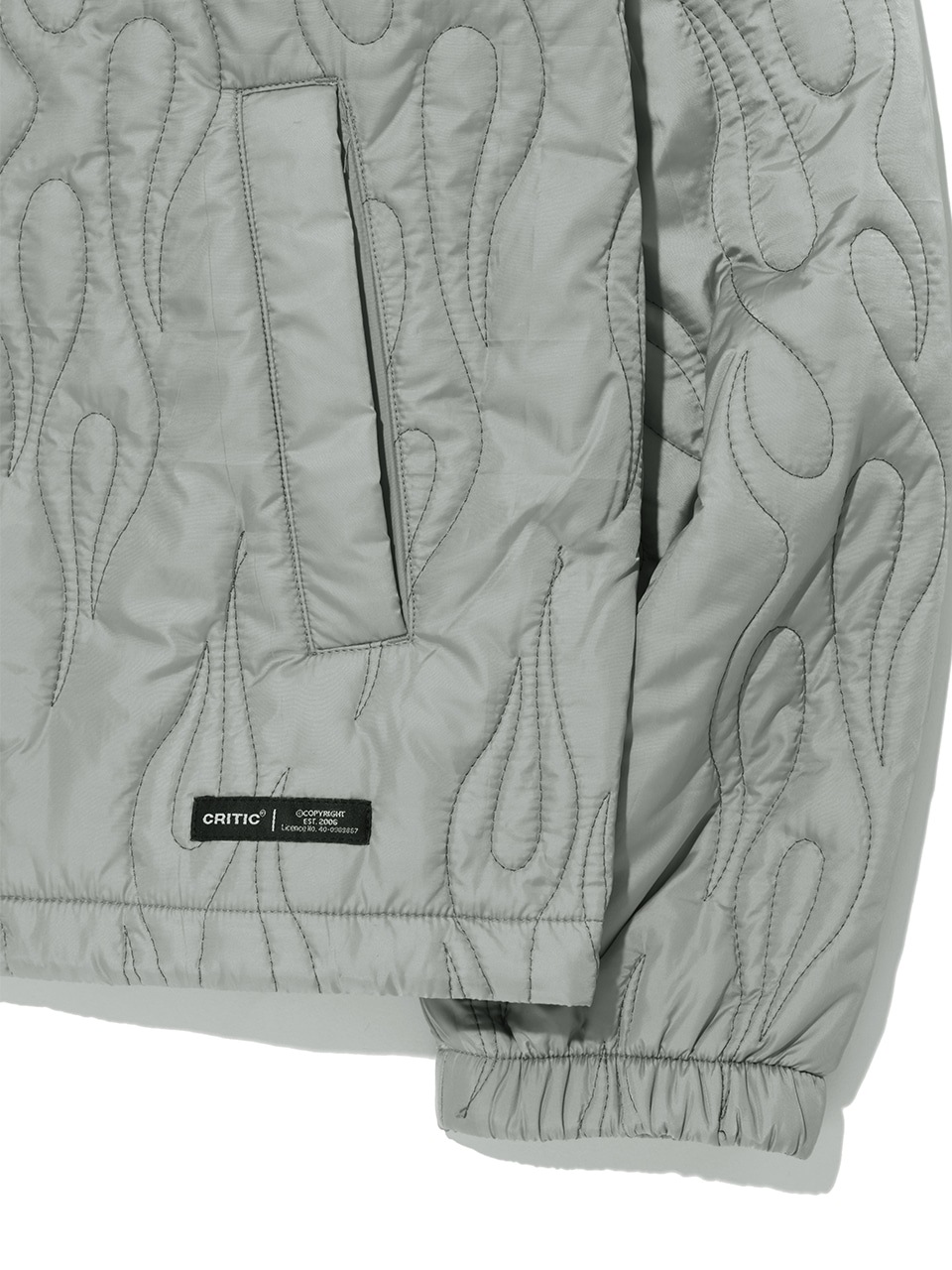 アウターその他 CRITIC FLAME QUILTING JUMPER LIGHT GRAY CTJKDD001LG CRITIC】FLAME QUILTING JUMPER LIGHT GRAY - メルカリ