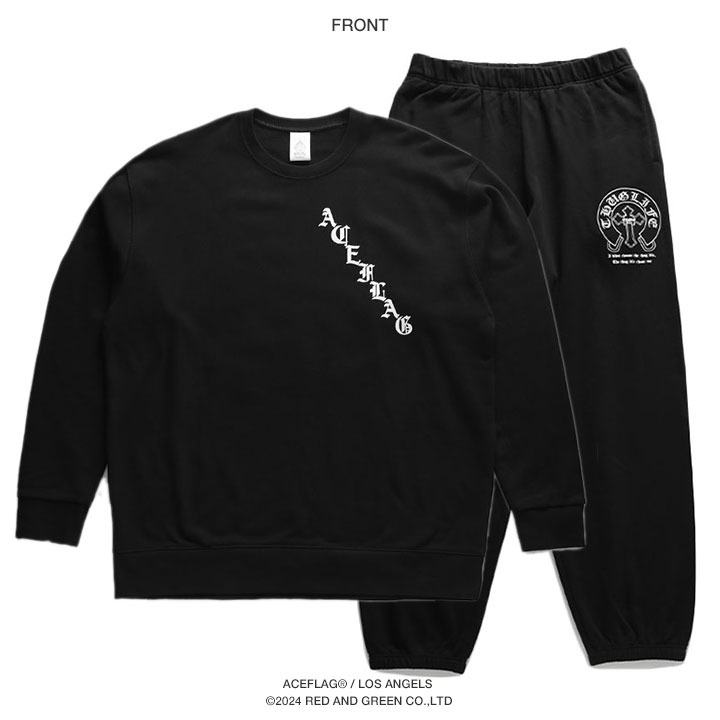 ACE FLAG 上下セット 長袖 ブランド スケボー メンズ 春秋冬用 黒 大きいサイズ エースフラッグ セットアップ トレーナー スウェット 2Pac 馬蹄 ACE FLAG 上下セット 長袖 ブランド スケボー メンズ 春秋冬用 黒 大きいサイズ エースフラッグ セットアップ トレーナー スウェット 2Pac 馬蹄
