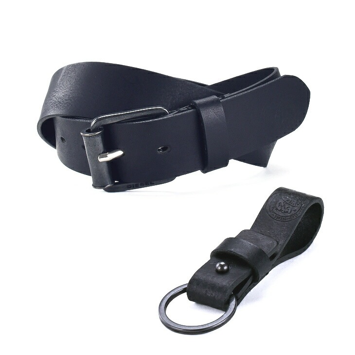 DIESEL ディーゼル X04188/PR080 Belt/Keyholder T8013 メンズ/キーホルダー/ベルト/ギフト[4188080_t8013]