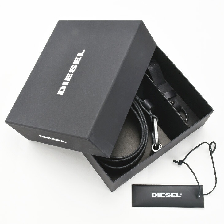 DIESEL ディーゼル X04188/PR080 Belt/Keyholder T8013 メンズ/キーホルダー/ベルト/ギフト[4188080_t8013]