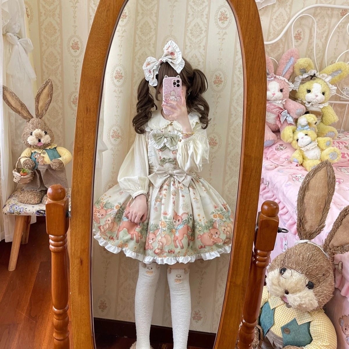 Lolita森鹿かわいい子供ストラップスカートロリータ正規版日常はお姫様スカート夏に合わせます Lolita森鹿かわいい子供ストラップスカートロリータ正規版日常はお姫様スカート夏に合わせます