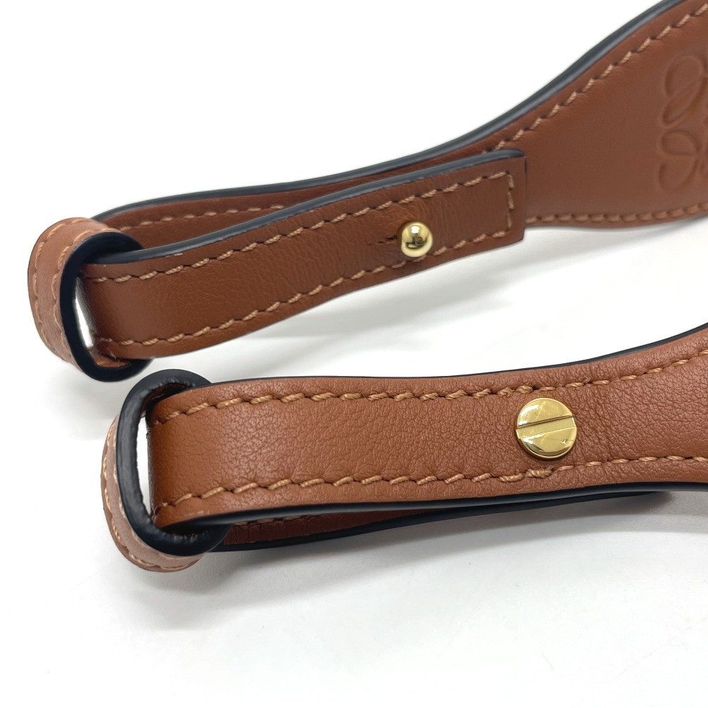 ショルダーストラップ ロゴ アナグラム バッグアクセサリー キャンバス/レザー カーキ ショルダーストラップ ロゴ アナグラム バッグアクセサリー キャンバス/レザー カーキ